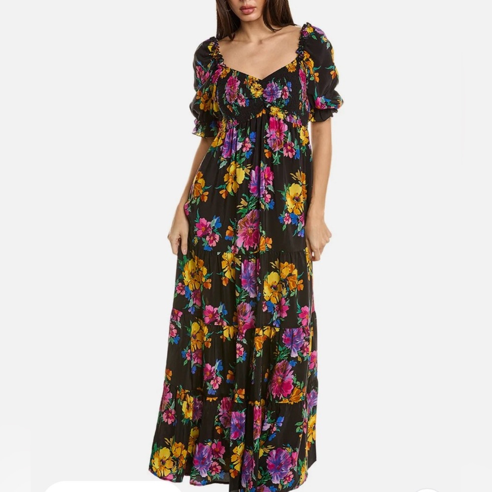 Johnny was JOHNNY WAS  
Poppy Silk Maxi Dress
